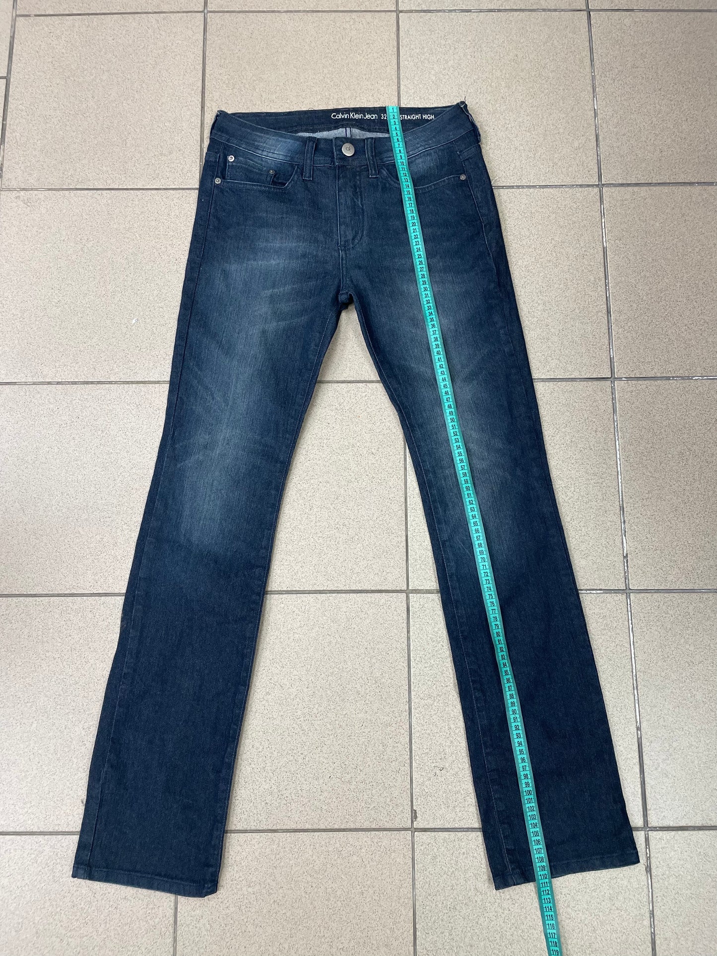 Calvin Klein Vintage Jeans – Blue Denim Straight High