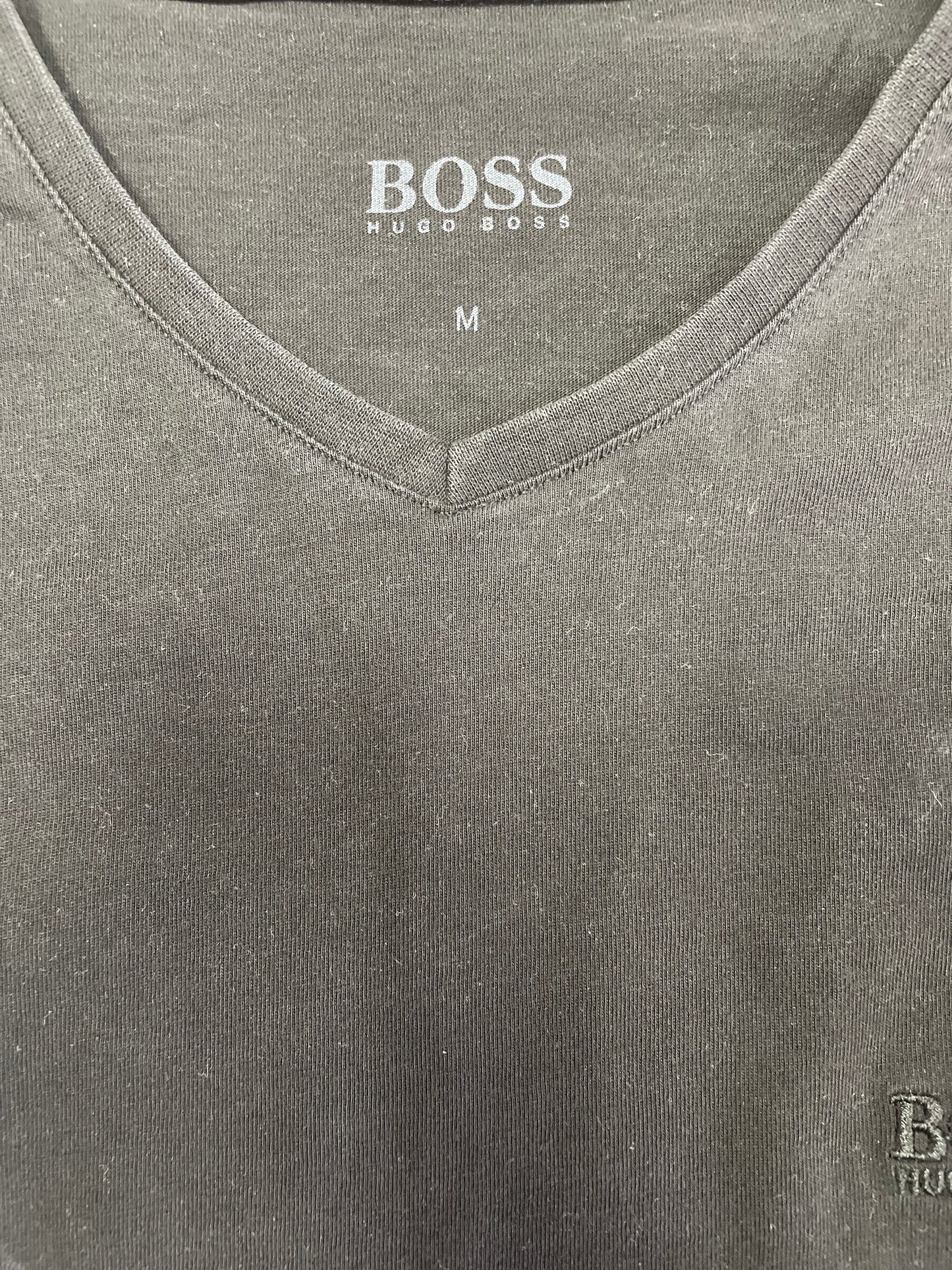 Hugo Boss V-Neck T-Shirt Black