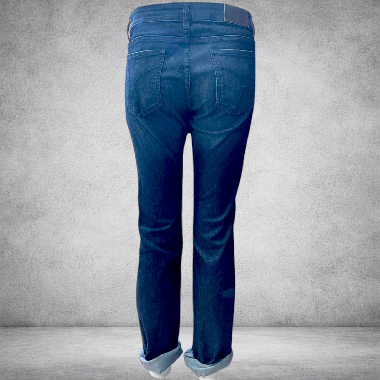 Calvin Klein Vintage Jeans – Blue Denim Straight High