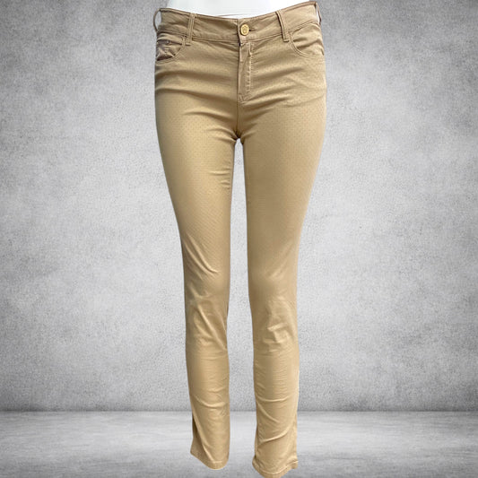 Pantaloni Massimo Dutti Slim Fit Bej
