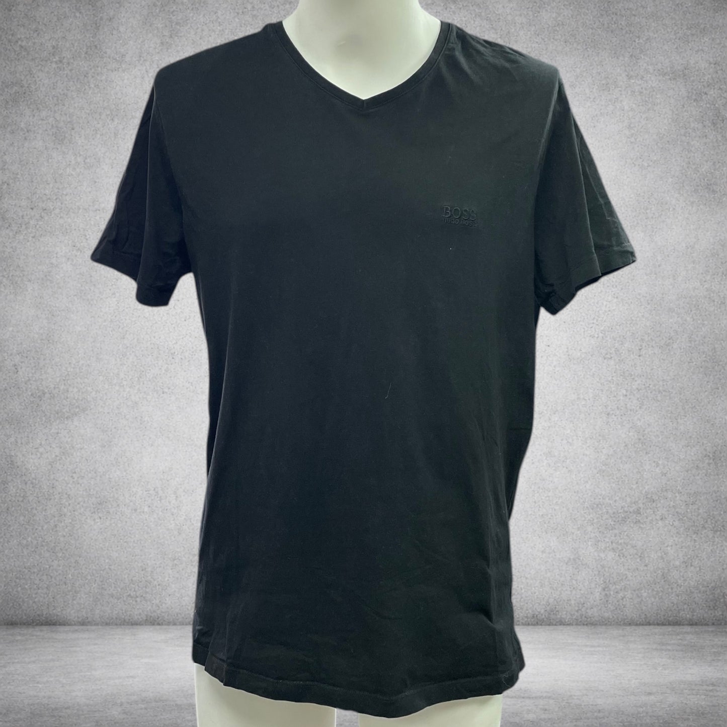 Hugo Boss V-Neck T-Shirt Black