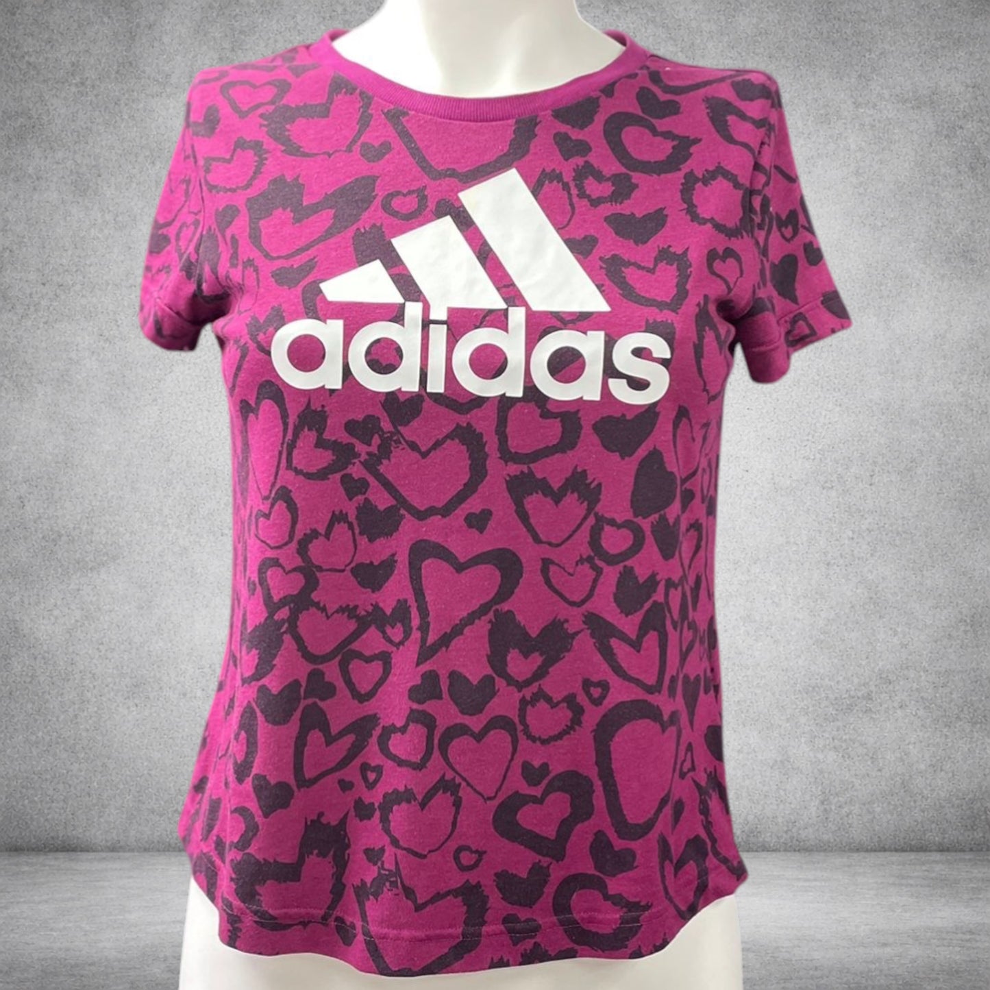 Tricou damă Adidas roz cu logo mare
